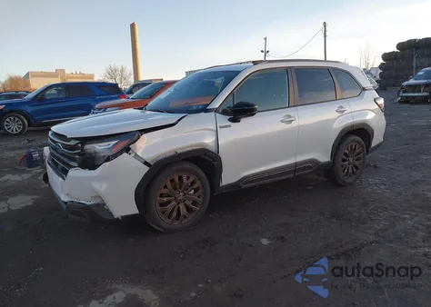 2025 Subaru Forester Sport Hybrid из США, поврежденный, VIN JF2SLSJD8SH431642